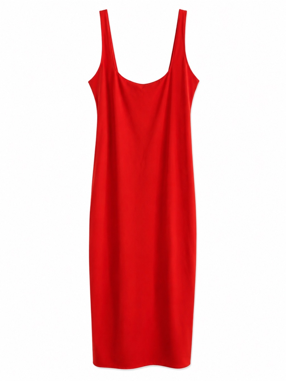 Good American Tank maxi Vibrant Red Dress